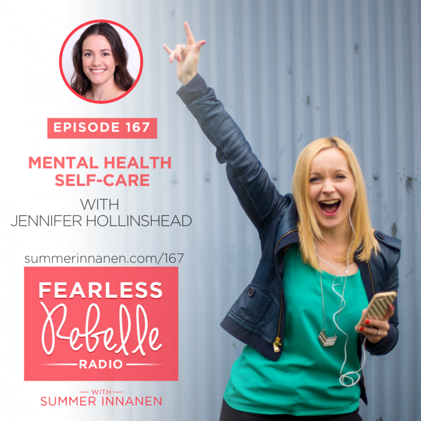 Podcast Interview on Mental Health Self Care with Jennifer Hollinshead