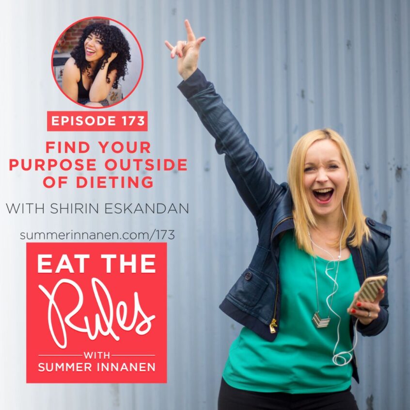 Podcast Interview on Find Your Purpose Outside of Dieting with Shirin Eskandani