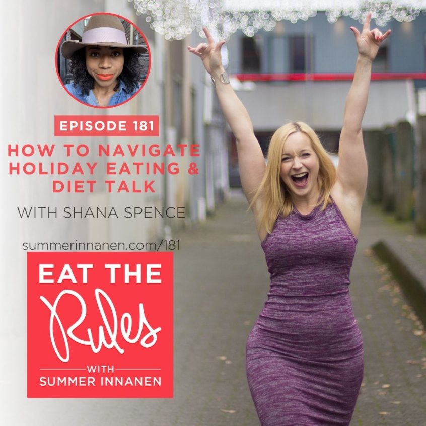 Podcast Interview on How to Navigate Holiday Eating & Diet Talk with Shana Spence