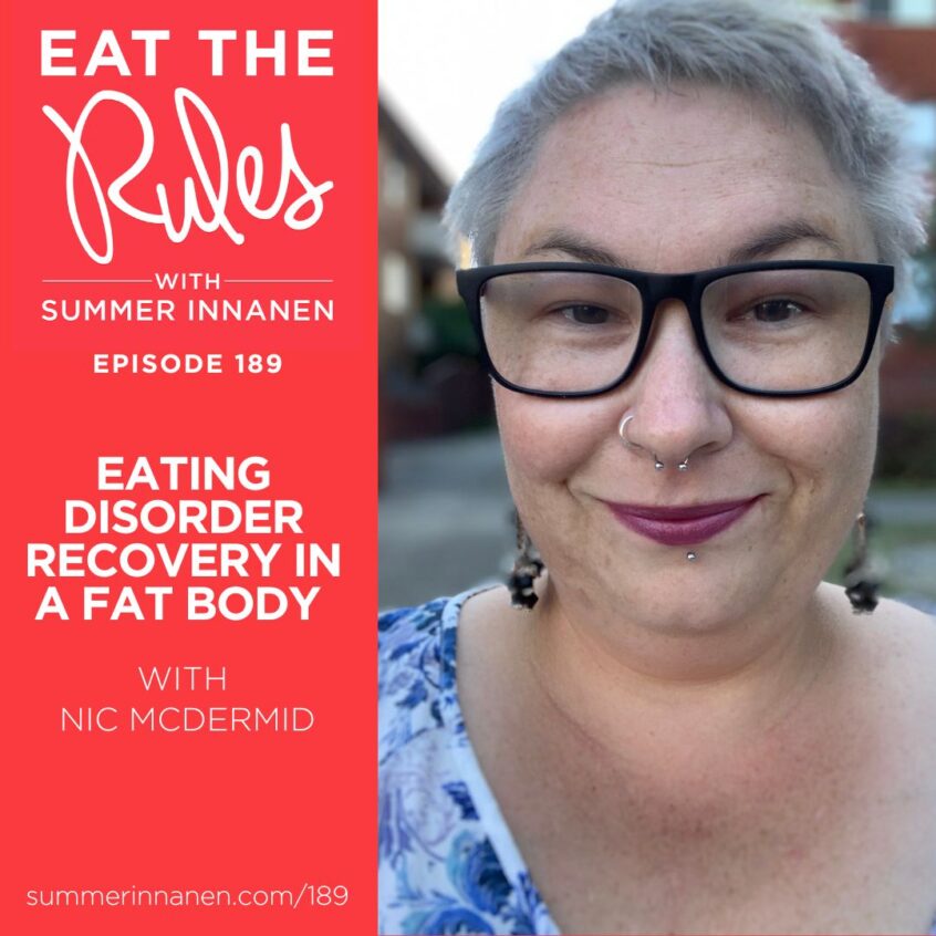 Podcast Interview on Eating Disorder Recovery in a Fat Body with Nic McDermid