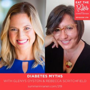 Podcast Interview on Diabetes Myths with Glenys Oyston & Rebecca Scritchfield