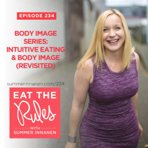 Podcast interview on intuitive eating and body image