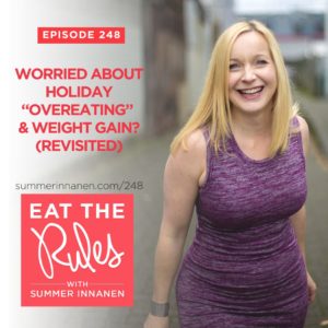 Podcast on Worried About Holiday “Overeating” & Weight Gain? (revisited)