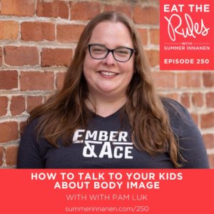 Podcast Interview on How to talk to your kids about body image with Pam Luk