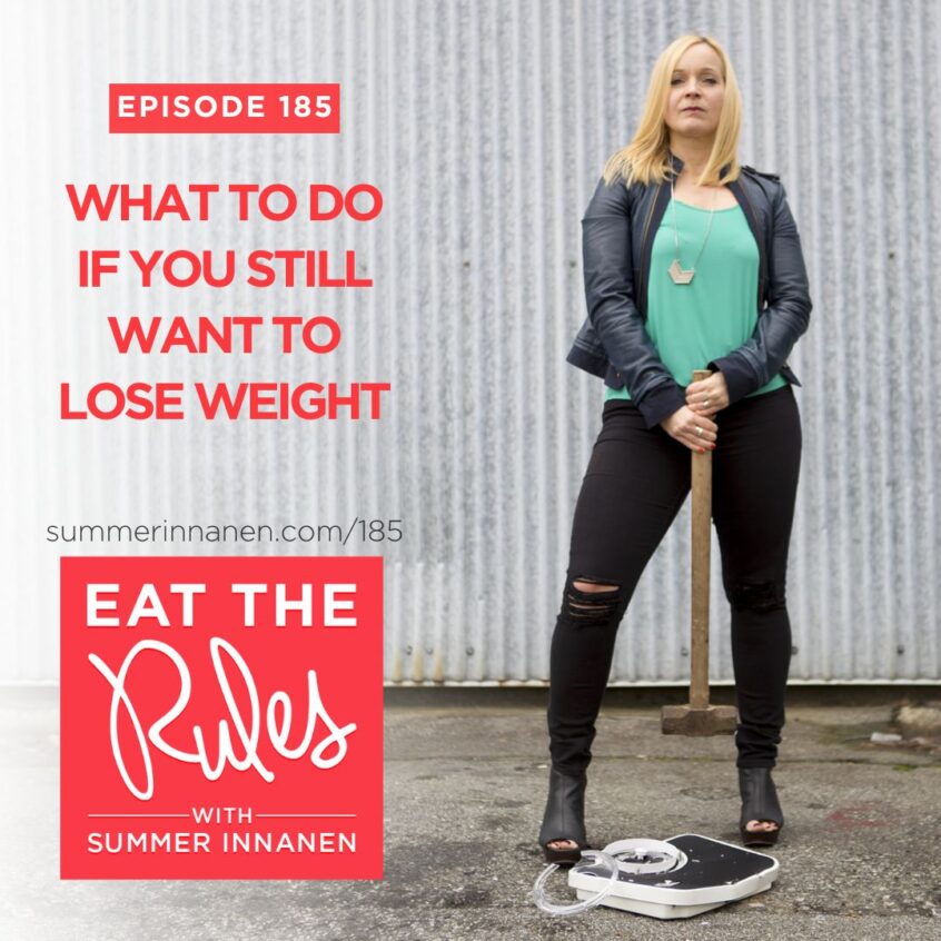 Podcast on What to do if you still want to lose weight