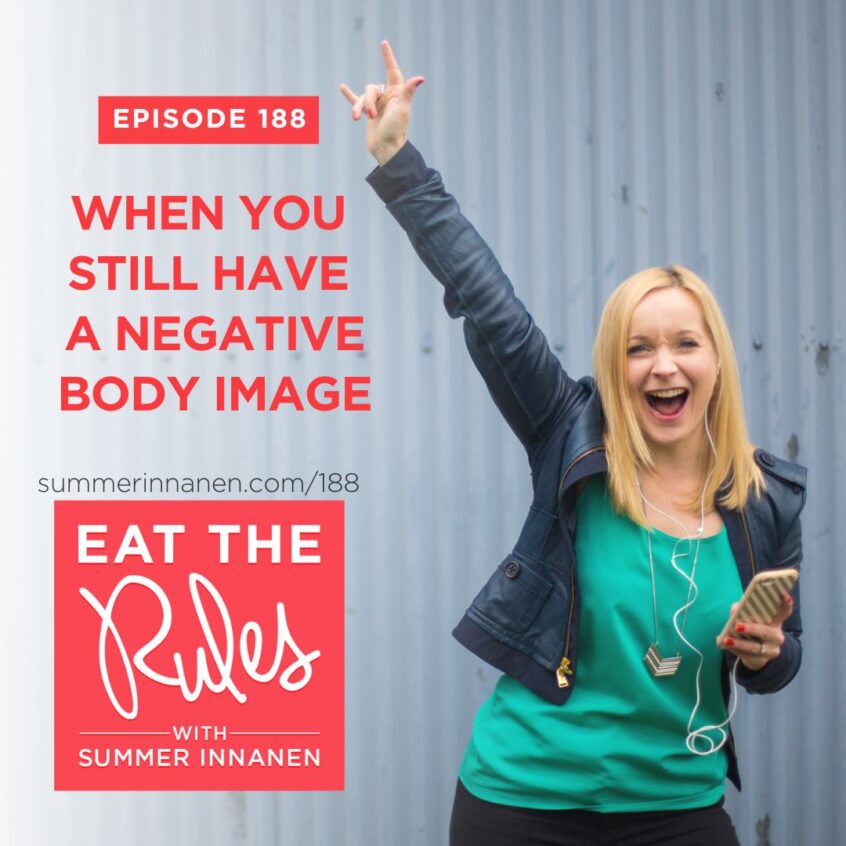 Podcast on When you still have a negative body image