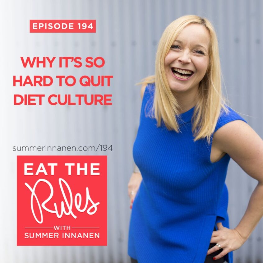 Podcast on Why It’s So Hard to Quit Diet Culture