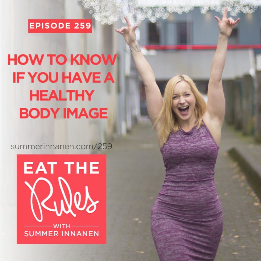Podcast on How to know if you have a healthy body image