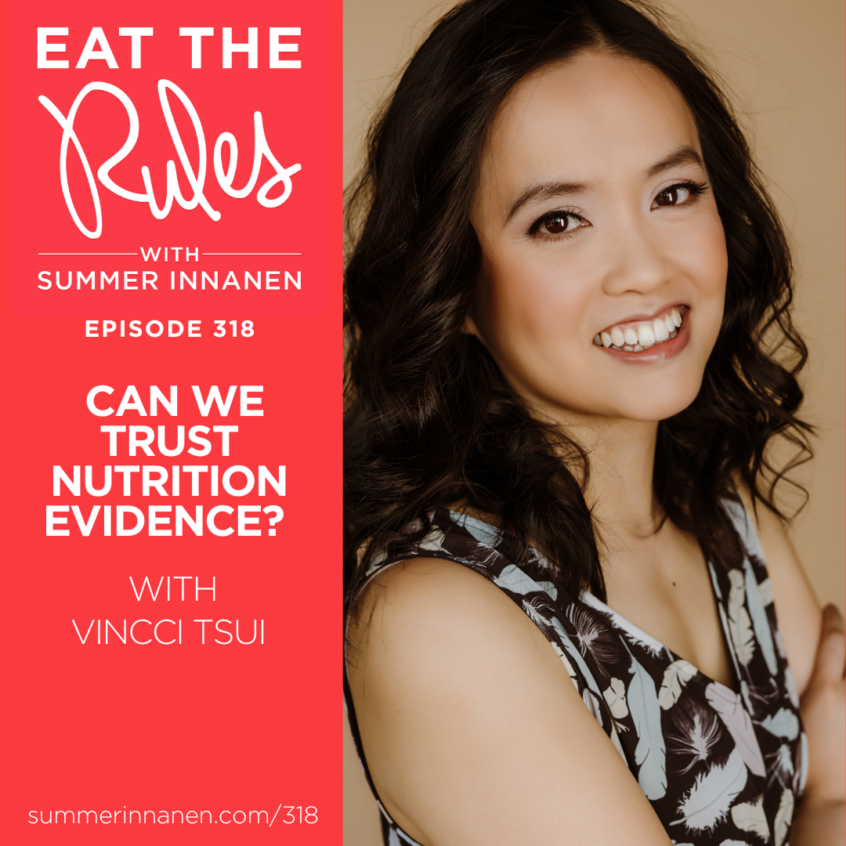 Podcast Interview on Can We Trust Nutrition Evidence? with Vincci Tsui