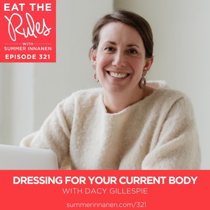 Podcast interview on Dressing For Your Current Body with Dacy Gillespie